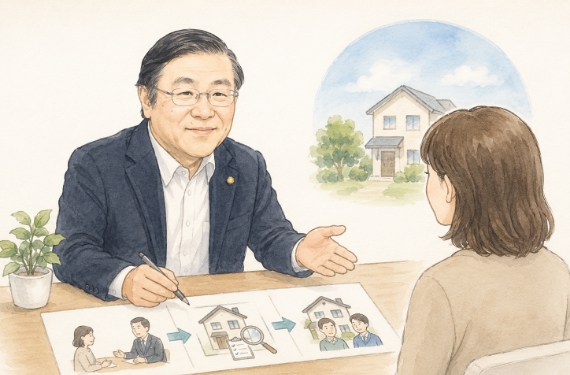 代表が窓口となって一貫対応
