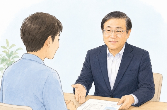代表が窓口となって一貫対応