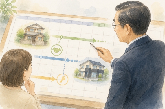 売却と購入のタイミングを整理